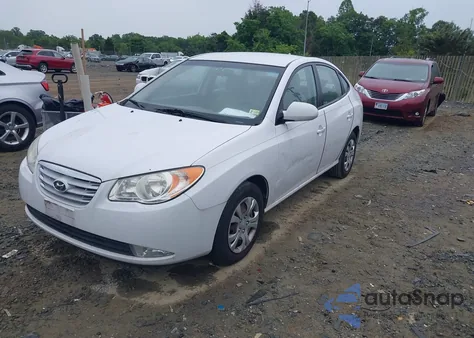 2010 Hyundai Elantra Gls from USA, damaged, VIN KMHDU4AD1AU109622